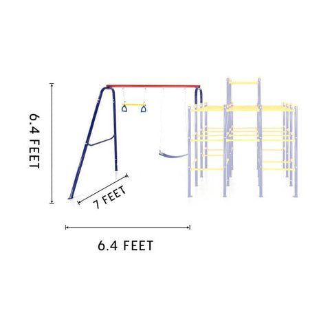 ActivPlay Swing Set Accessory Module SJG201 Dimensional Illustration