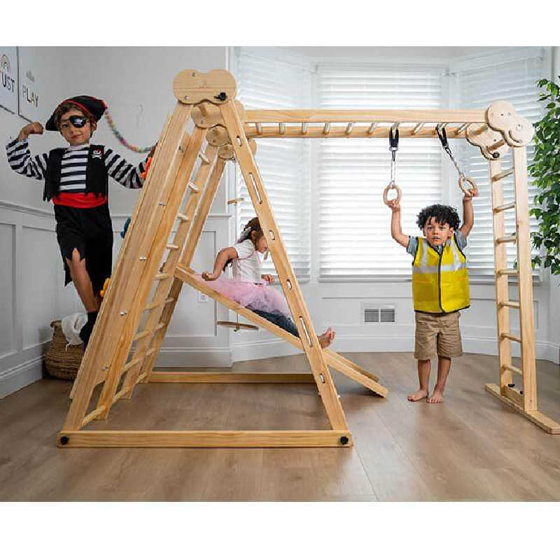 Avenlur Chestnut - 8-in-1 Indoor Jungle Gym