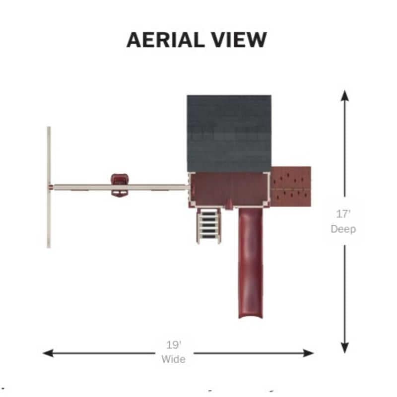 Cabin Vinyl Playhouse Dimensions