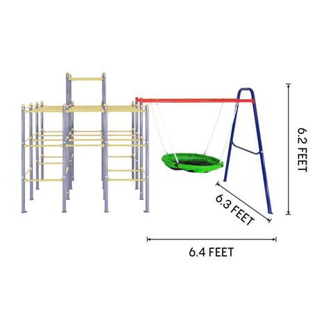 ActivPlay Saucer Swing Accessory Module SJG208 Dimensional Illustration