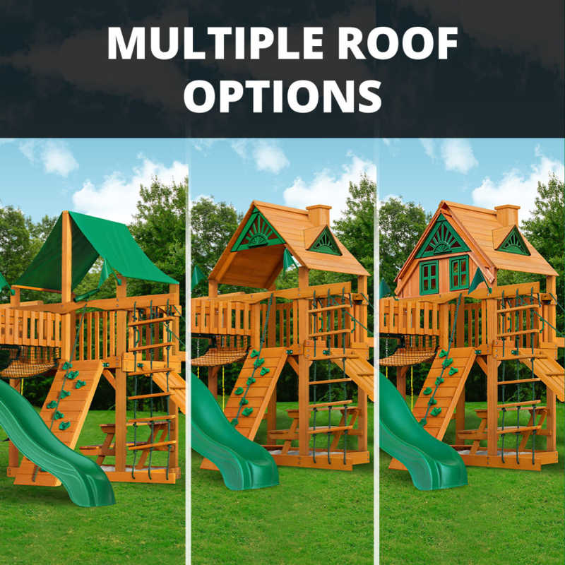 Pioneer Peak Swing Set Roof Options