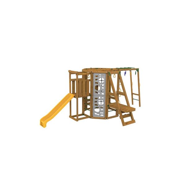 Playstar Ninja Power Tower Bronze Playset Front View