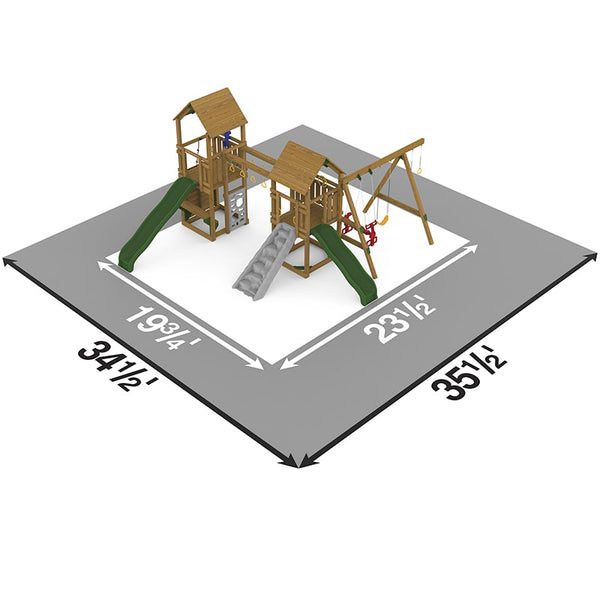 Playstar Super Star XP Silver Playset Dimensions