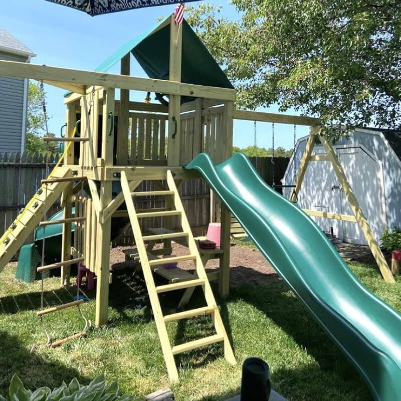 Dummy ImageSummit Swing Set - Space Saver Swing Set For Kids