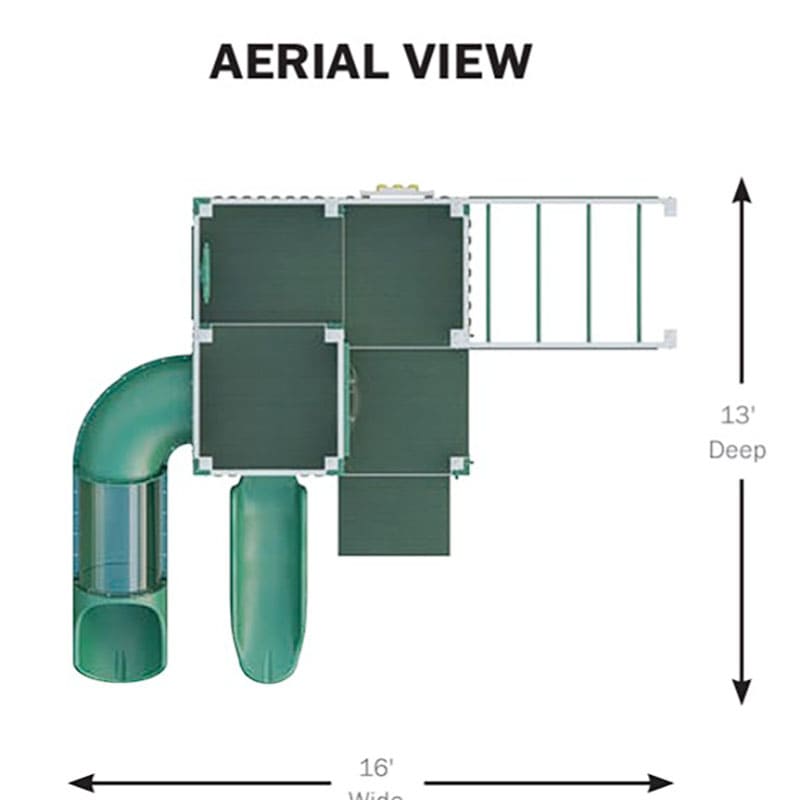 Toddler playground dimensions