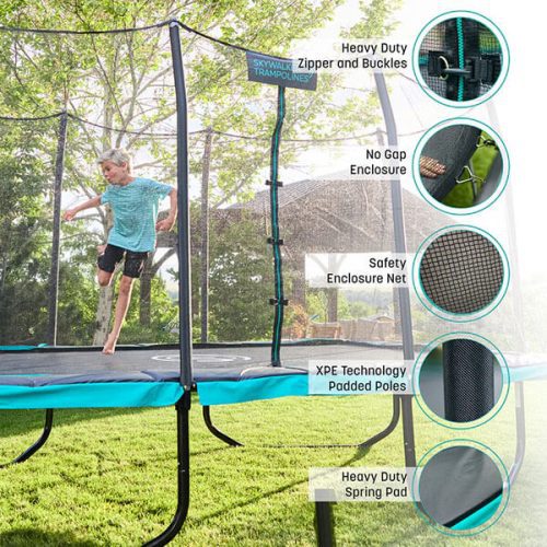 15 x 9 signature series rectangle trampoline main features