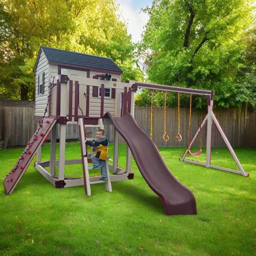 2 Story Playhouse with slide