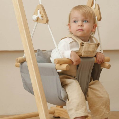 Avenlur Indoor Baby Swing for all Swingsets Gray