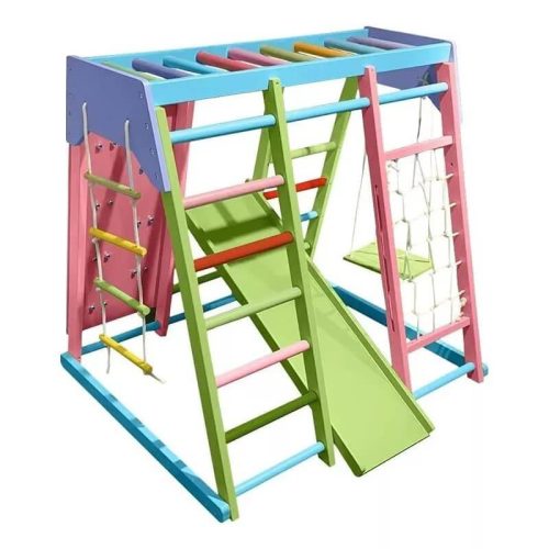 AvenlurMagnolia RealWood7 in 1PlaysetRainbowCornerView