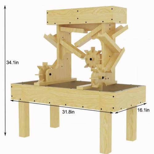 AvenlurOutdoorWoodenWaterTableForKids ToddlersDimensions