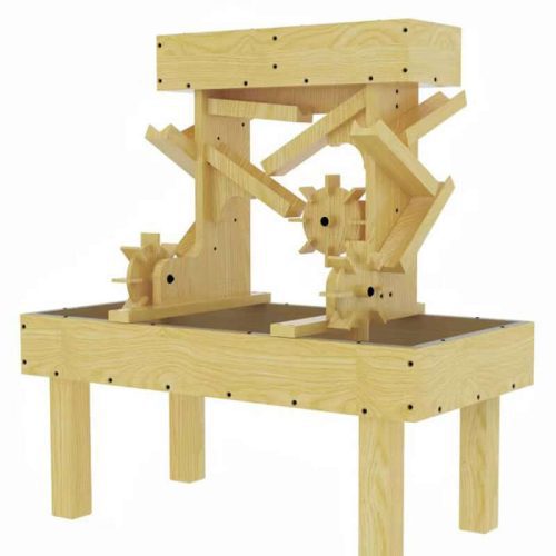 AvenlurOutdoorWoodenWaterTableForKids ToddlersFullView