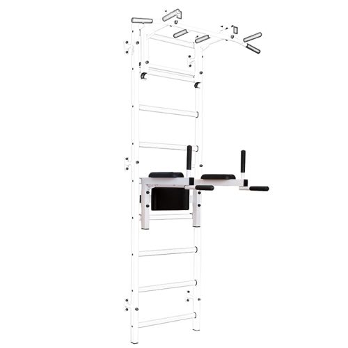 BenchK Dip Bar for Wall Bars DB1W Corner View