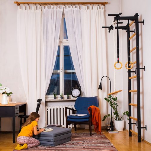 BenchK Series 7 Wall Bars with Gymnastic Accessories 712B+A076 3