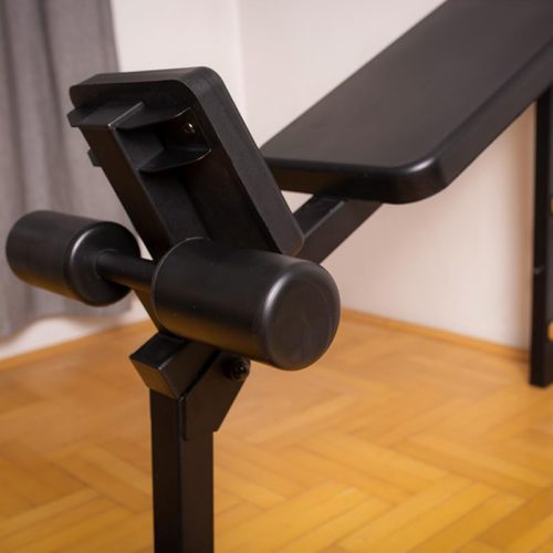 BenchKWallBars733forHomeGymBlackUpCloseWorkoutBench