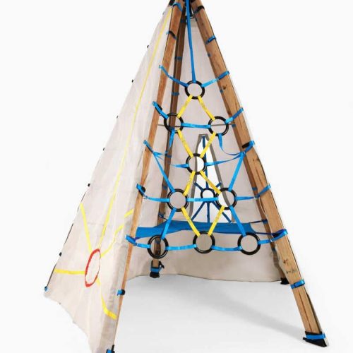 Bijou Build Mainstay outdoor playset teepee  with wood