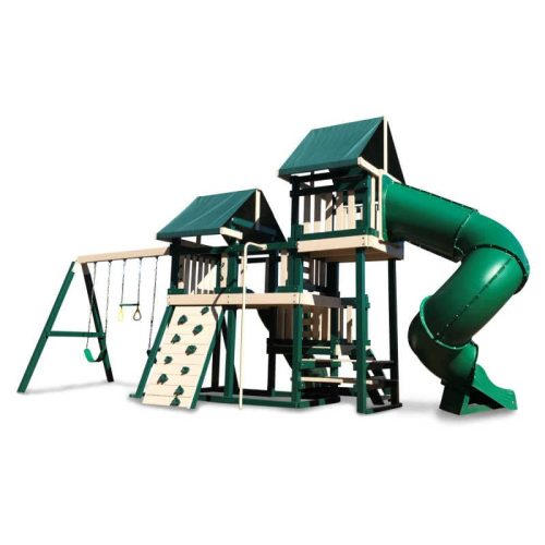 Congo Monkey Kids Outdoor Playset #4 Green and Sand