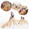 Goodevas 4 in 1 Montessori Climbing Frame Set with kids playing