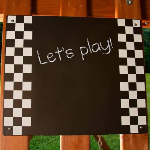 GorillaPlaysetsGreatSkyeIISwingSetChalkBoardKit