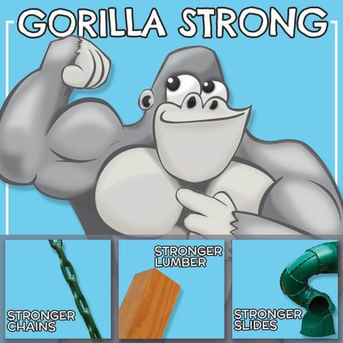 GorillaPlaysetsMountaineerSwingSetFeatures