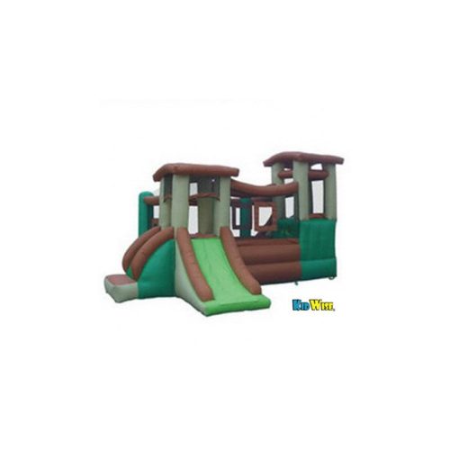 Kid Wise Clubhouse Climber Bounce House Rear View