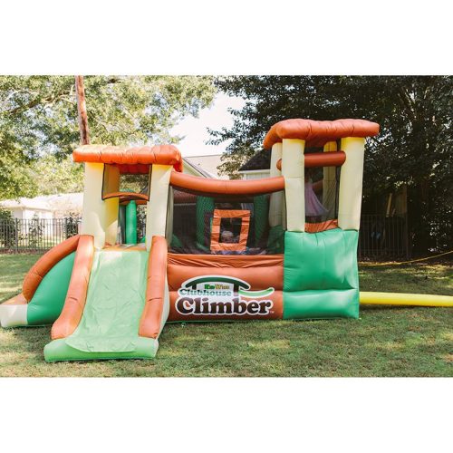 Kid Wise Clubhouse Climber Bounce House Side View