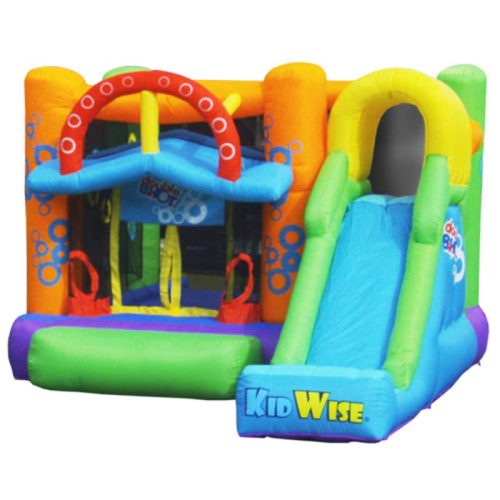 Kid Wise Double Shot Bounce House Front View