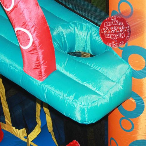 Kid Wise Double Shot Bounce House Holes For Balls