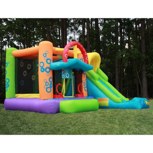 Kid Wise Double Shot Bounce House Left Side