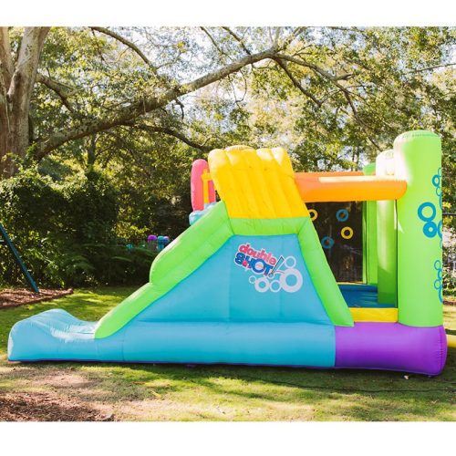 Kid Wise Double Shot Bounce House Side View Slide