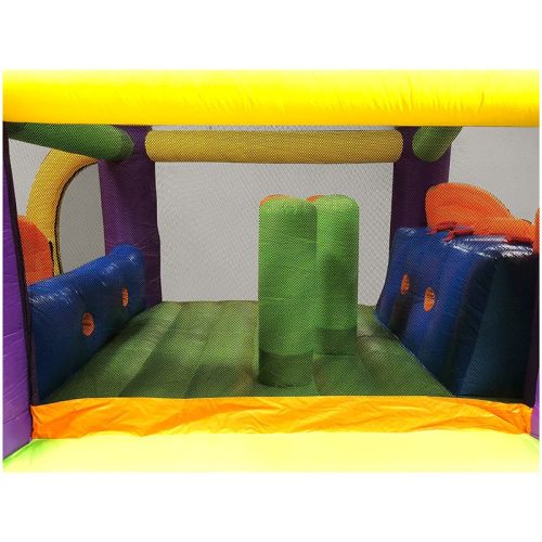 Kid Wise Obstacle Racer Bounce House Interior