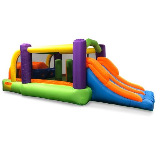 Kid Wise Obstacle Racer Bounce House Side View