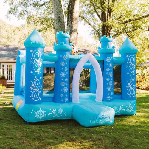 Kid Wise Princess Party Palace Angled Front View Outdoor