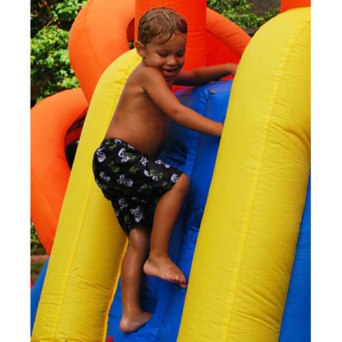 Kid Wise Summer Blast Waterpark Kid Climbing The Wall