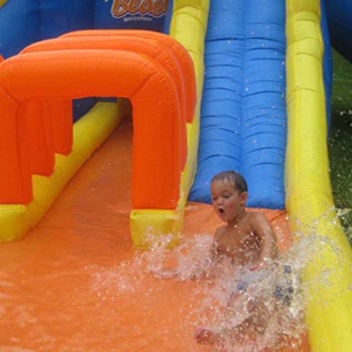 Kid Wise Summer Blast Waterpark Kid Enjoying The Pool