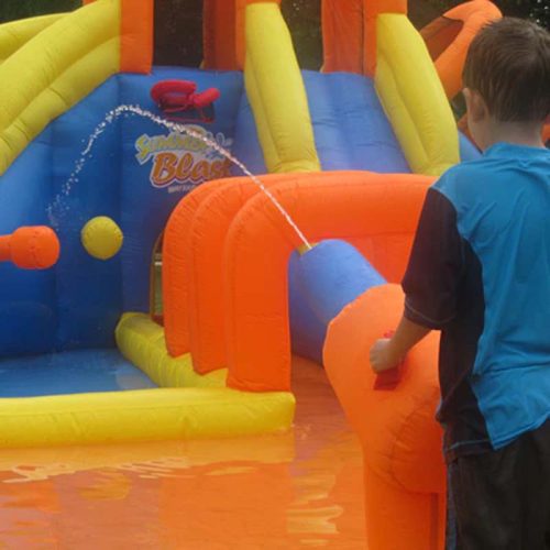 Kid Wise Summer Blast Waterpark Kid Firing The Blast Gun