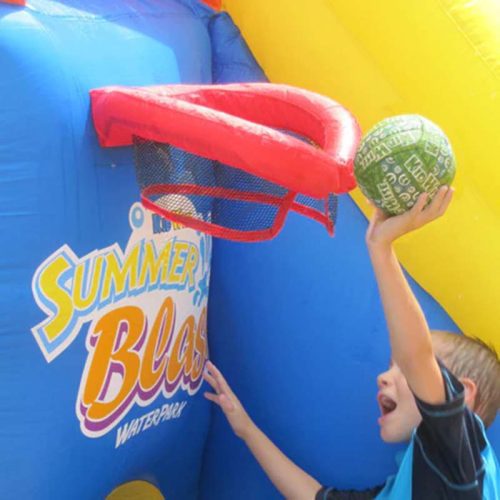 Kid Wise Summer Blast Waterpark With Basketball Ring