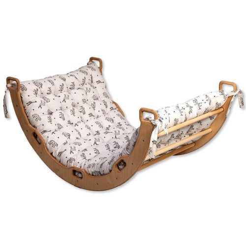 Kidodido Climbing Arch Rocker With Pillow And Ramp White Pillow With Origami