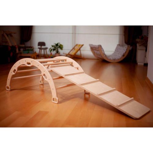 Kidodido Climbing Arch Rocker With Pillow And Ramp Without Pillow