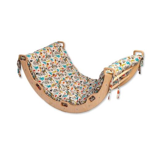 Kidodido Climbing Arch Rocker With Pillow Savannah Pillow