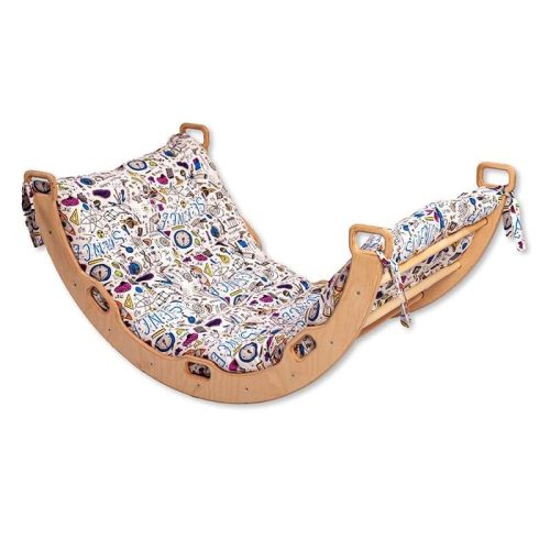 Kidodido Climbing Arch Rocker With Pillow Science Pillow