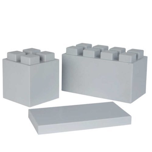 Light Grey Jumbo Interlocking Blocks by Everblock