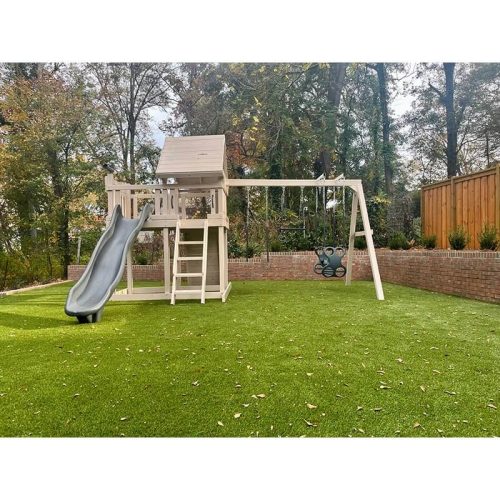 ModernMonkeyOutdoorPlaysetPackage 1FrontViewSandGrey