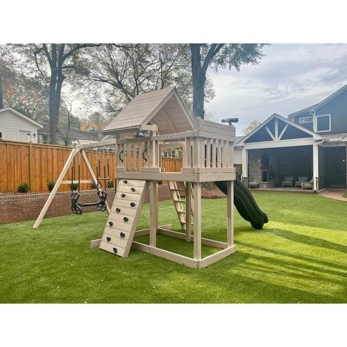 ModernMonkeyOutdoorPlaysetPackage 1RearViewSandGrey