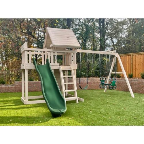 Modern Monkey Outdoor Playset Package #1 Sand Green