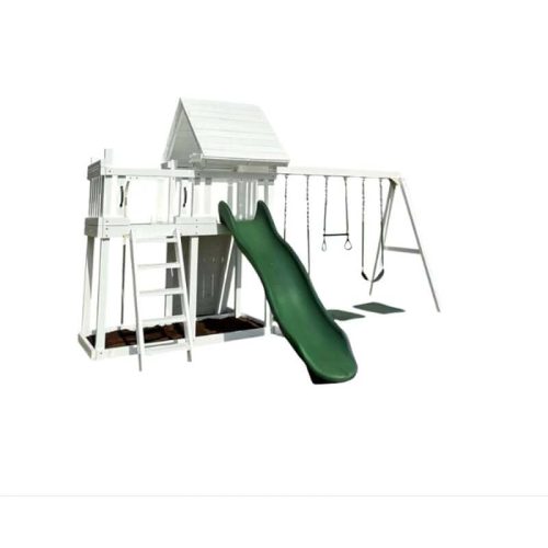 Modern Monkey Outdoor Playset Package #1 White Green