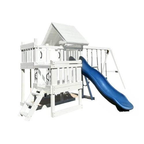 Modern Monkey Playset Package 2 Corner View White and Blue Accessories