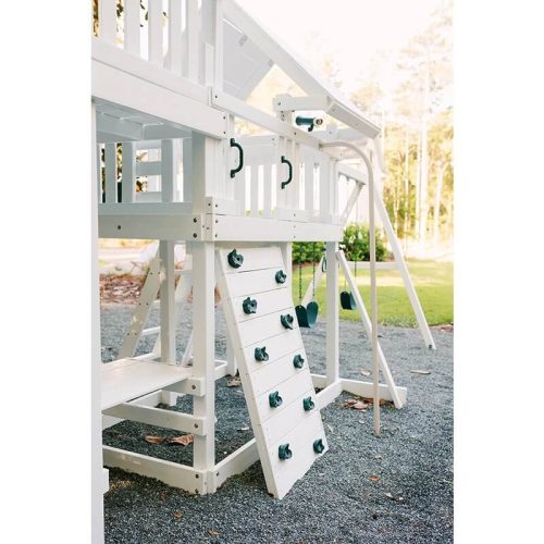 ModernMonkeyPlaysetPackage3CloseUpSwingandRockWall