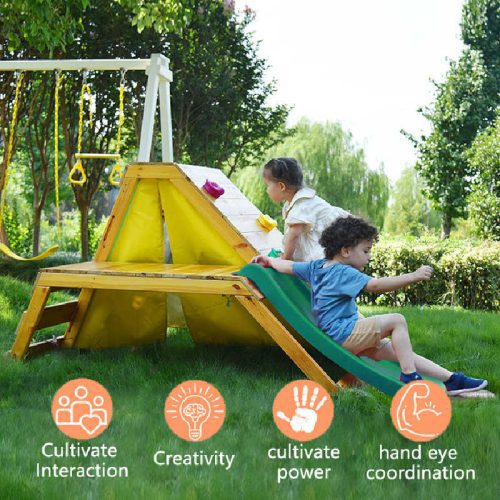 Palm 5 in 1OutdoorandIndoorPlaygroundPlaysetwithpositives min