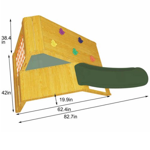 Palm 5 in 1OutdoorandIndoorPlaysetDimensions 1