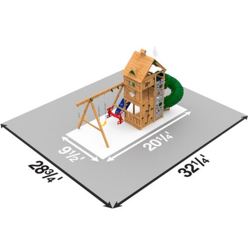 Playstar Ridgeline Gold Outdoor Playset Dimensions